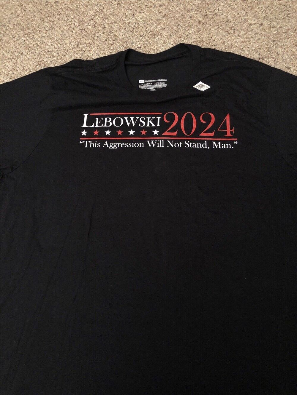 Funny Name Lebowski Political Election Vote 2024 Men Women Gift Unisex T-Shirt 3